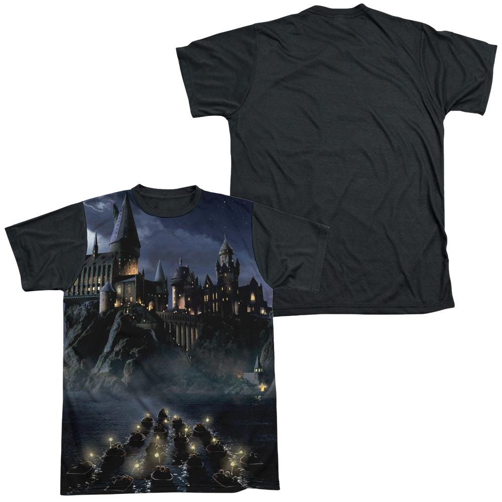 Harry Potter Hogwarts Men's Black Back T-Shirt Men's Black Back T-Shirt Harry Potter