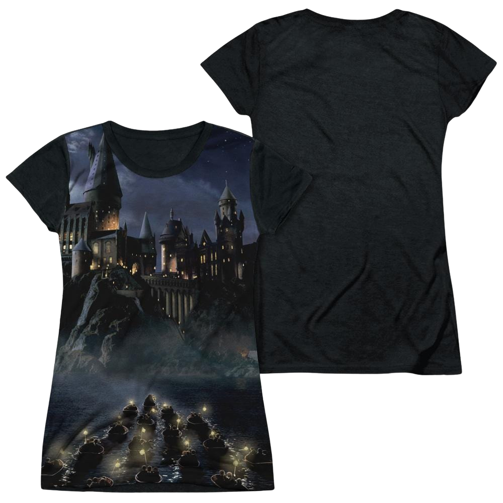 Harry Potter Hogwarts Juniors Black Back T-Shirt Juniors Black Back T-Shirt Harry Potter
