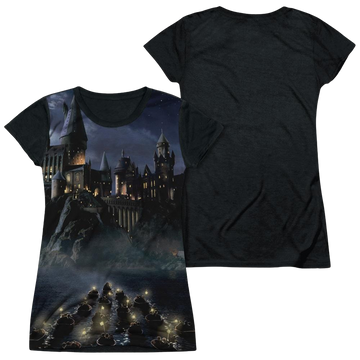 Harry Potter Hogwarts Juniors Black Back T-Shirt Juniors Black Back T-Shirt Harry Potter