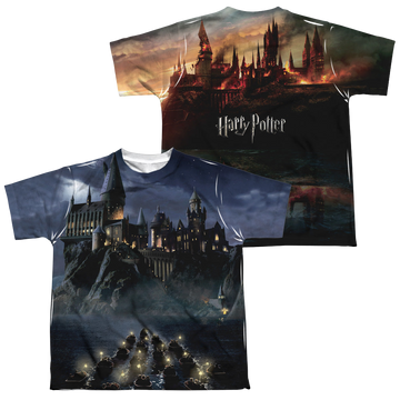 Harry Potter Hogwarts (Front/Back Print) - Youth All-Over Print T-Shirt Youth All-Over Print T-Shirt (Ages 8-12) Harry Potter
