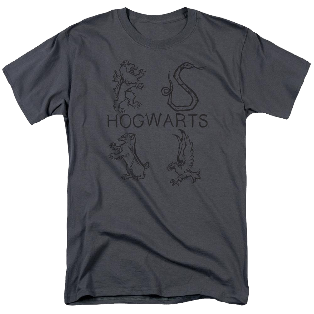 Harry Potter Literary Crests Men's Regular Fit T-Shirt Men's Regular Fit T-Shirt Harry Potter