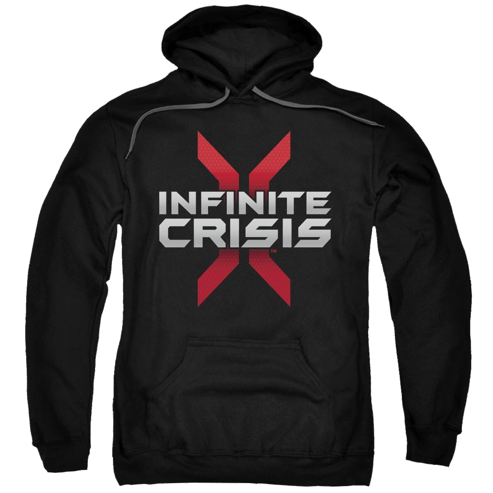 Infinite Crisis Logo Pullover Hoodie Pullover Hoodie Infinite Crisis