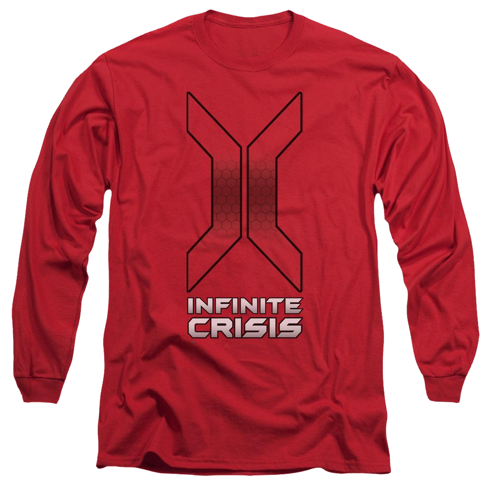 Infinite Crisis Title Men's Long Sleeve T-Shirt Men's Long Sleeve T-Shirt Infinite Crisis