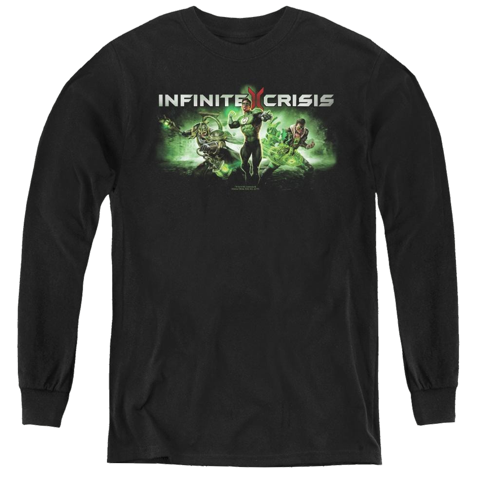 Infinite Crisis Ic Green - Youth Long Sleeve T-Shirt Youth Long Sleeve T-Shirt Infinite Crisis