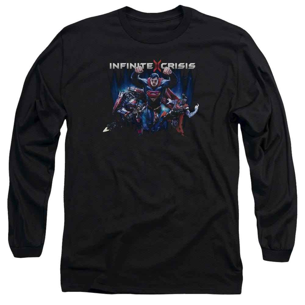 Infinite Crisis Ic Super Men's Long Sleeve T-Shirt Men's Long Sleeve T-Shirt Infinite Crisis