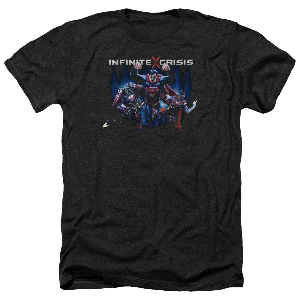 Infinite Crisis Ic Super Men's Heather T-Shirt Men's Heather T-Shirt Infinite Crisis