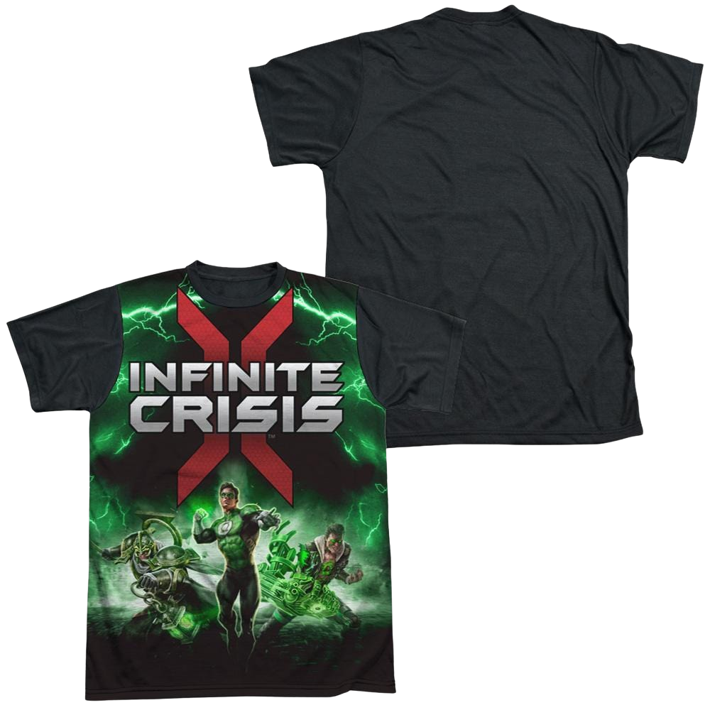 Infinite Crisis Ic Green Lantern Men's Black Back T-Shirt Men's Black Back T-Shirt Infinite Crisis