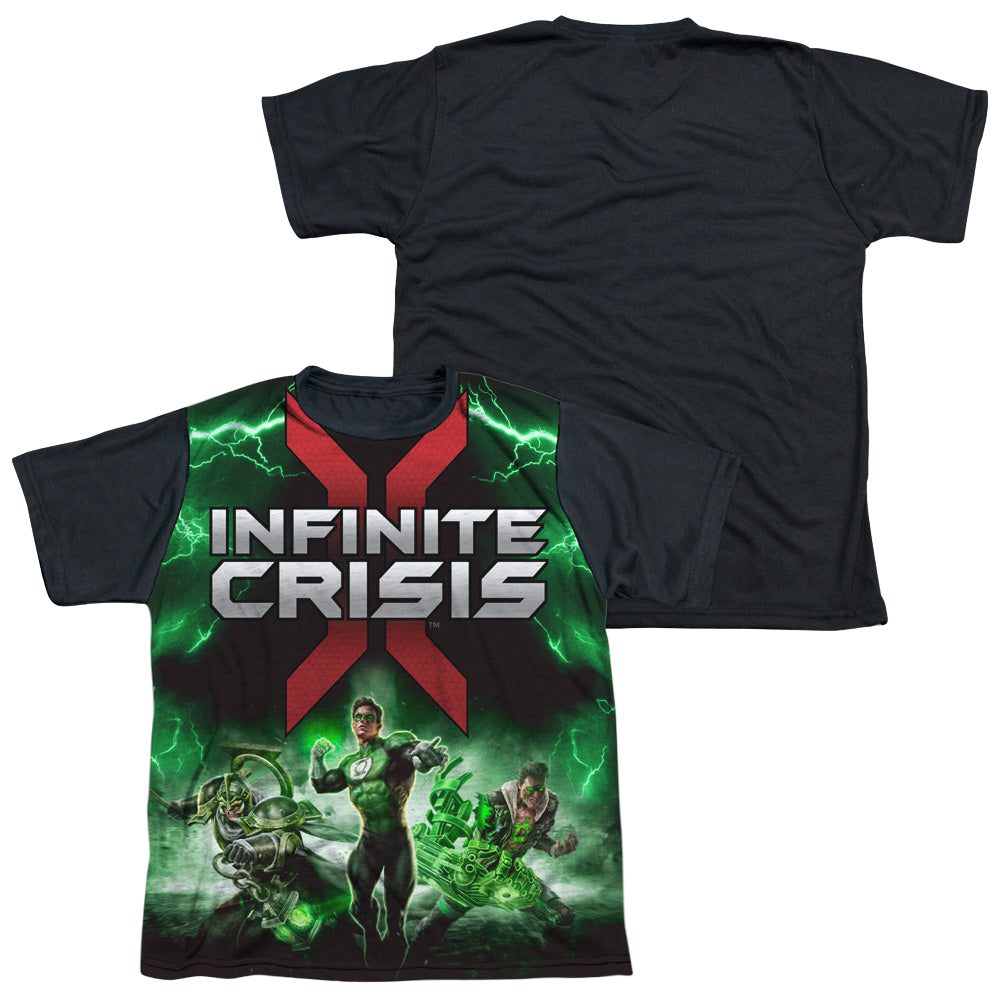 Infinite Crisis Ic Green Lantern - Youth Black Back T-Shirt Youth Black Back T-Shirt (Ages 8-12) Infinite Crisis