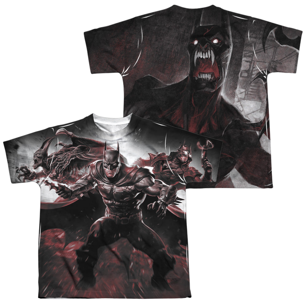 Infinite Crisis Ic Batman (Front/Back Print) - Youth All-Over Print T-Shirt Youth All-Over Print T-Shirt (Ages 8-12) Infinite Crisis