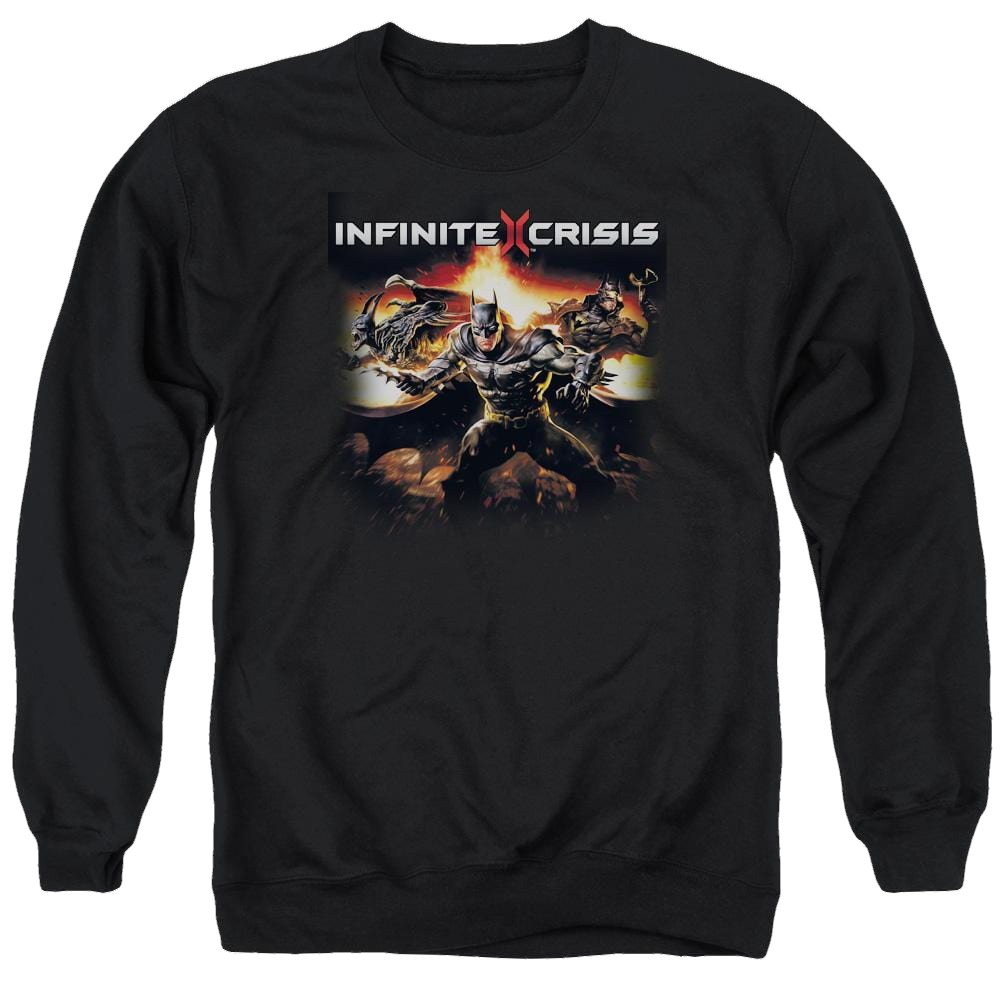 Infinite Crisis Batmen Men's Crewneck Sweatshirt Men's Crewneck Sweatshirt Infinite Crisis