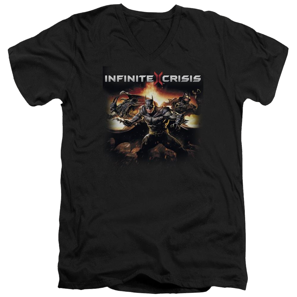 Infinite Crisis Batmen Men's V-Neck T-Shirt Men's V-Neck T-Shirt Infinite Crisis
