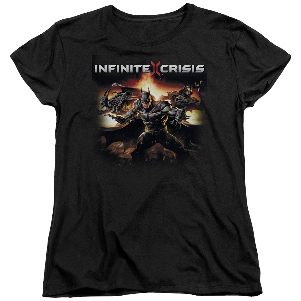 Infinite Crisis Batmen Women's T-Shirt Women's T-Shirt Infinite Crisis