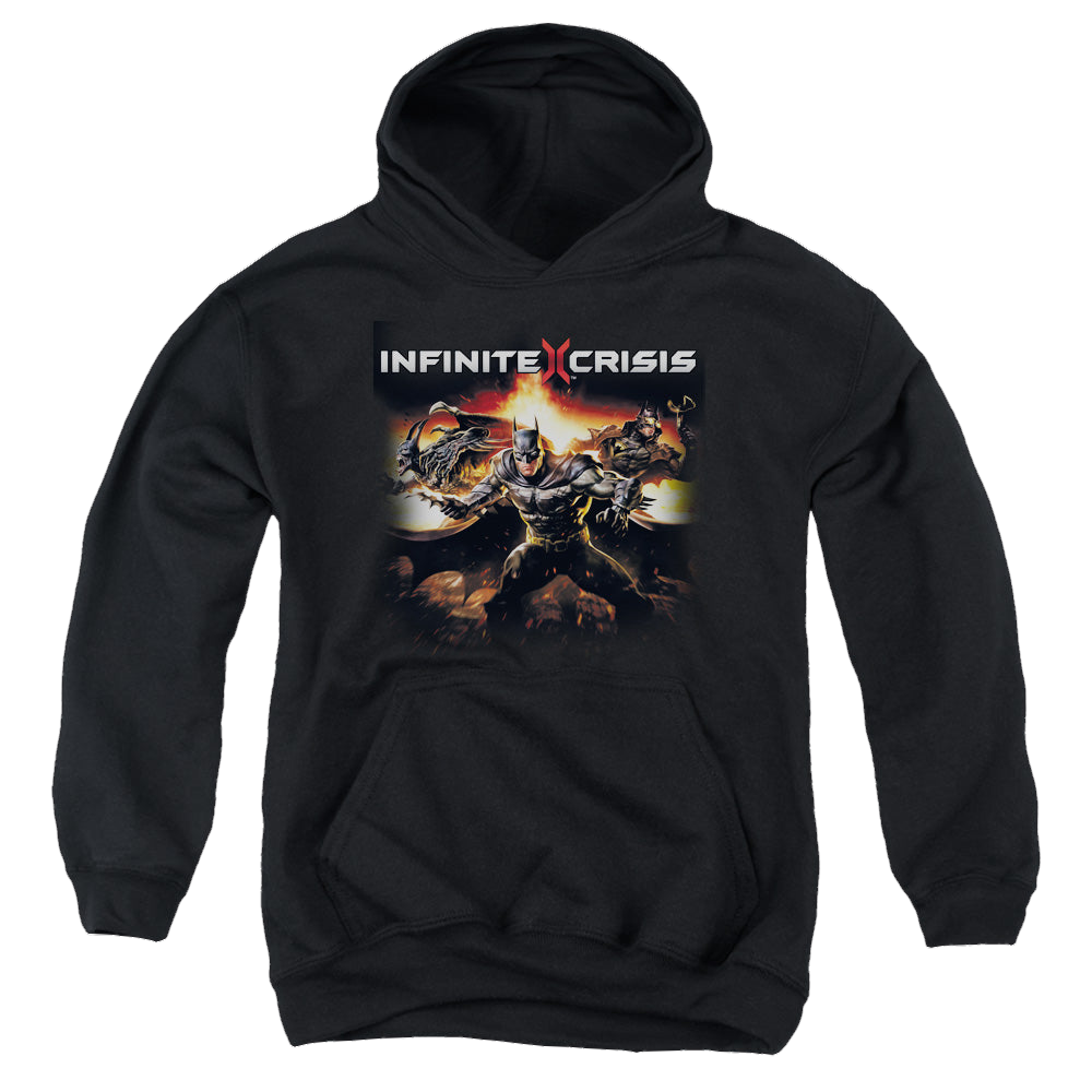 Infinite Crisis Batmen - Youth Hoodie Youth Hoodie (Ages 8-12) Infinite Crisis