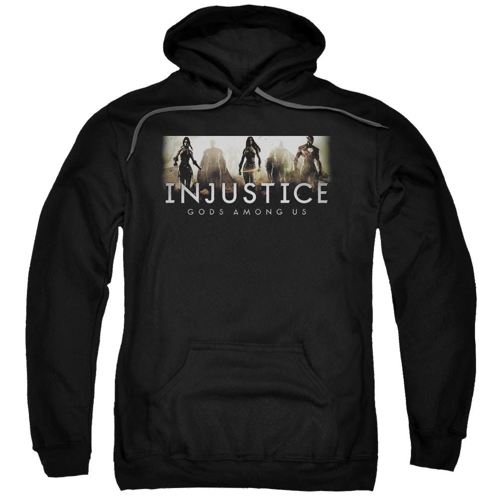 Injustice Gods Among Us Logo Pullover Hoodie Pullover Hoodie Injustice Gods Among Us