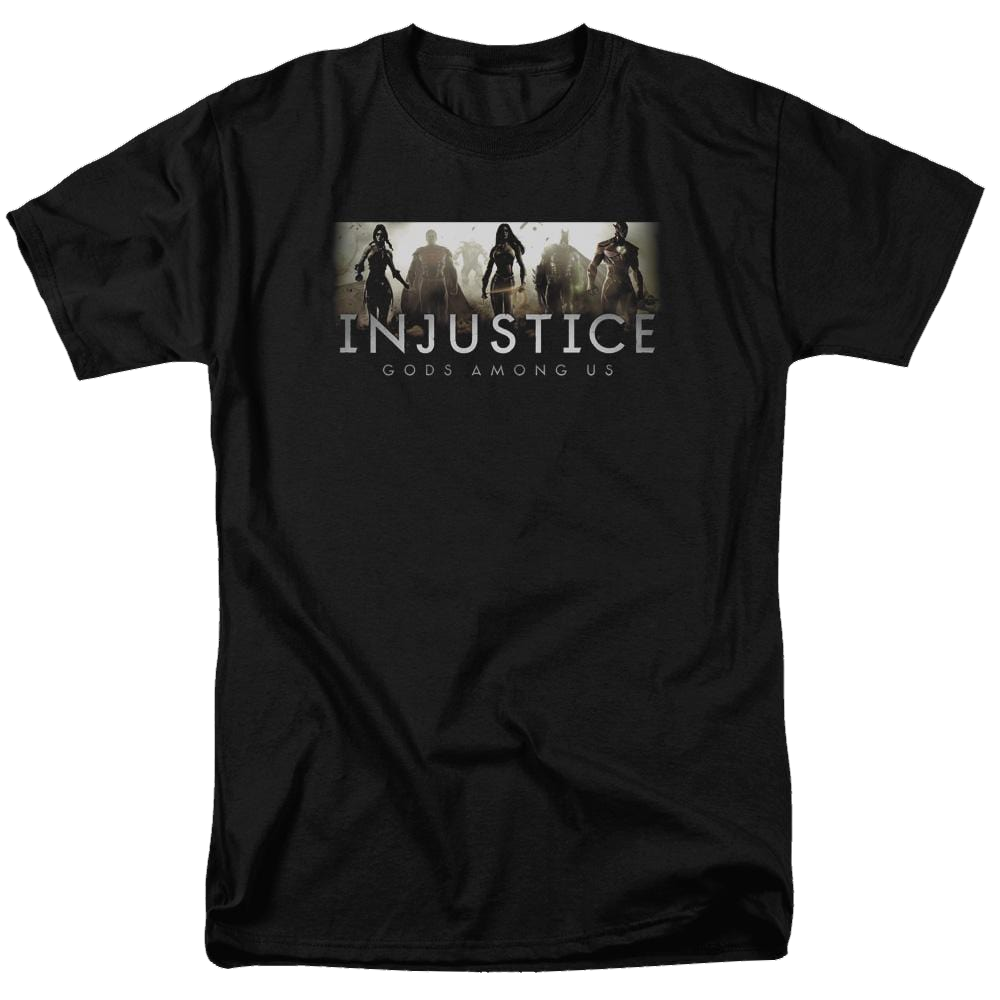 Injustice Gods Among Us Logo Men's Regular Fit T-Shirt Men's Regular Fit T-Shirt Injustice Gods Among Us