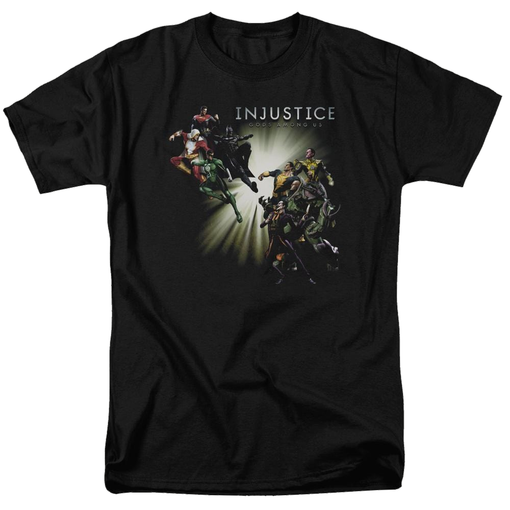 Injustice Gods Among Us Good Vs Evils Men's Regular Fit T-Shirt Men's Regular Fit T-Shirt Injustice Gods Among Us