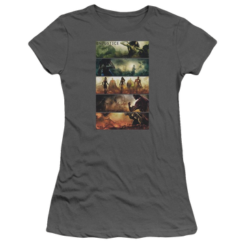 Injustice Gods Among Us Panels Juniors T-Shirt Juniors T-Shirt Injustice Gods Among Us