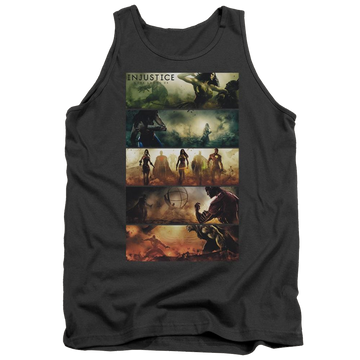 Injustice Gods Among Us Panels Men's Tank Men's Tank Injustice Gods Among Us
