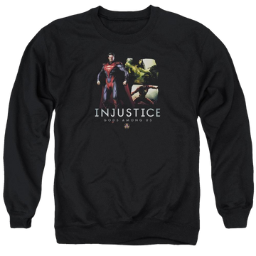 Injustice Gods Among Us Supermans Revenge Men's Crewneck Sweatshirt Men's Crewneck Sweatshirt Injustice Gods Among Us