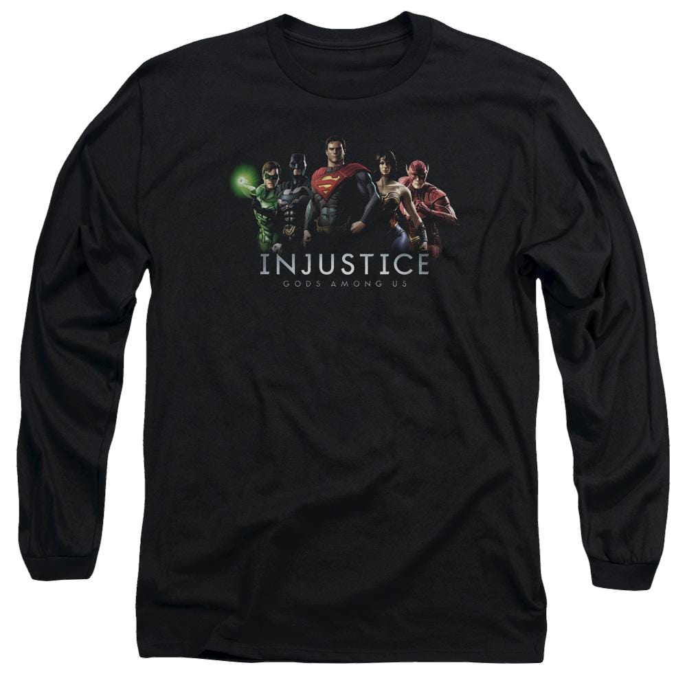Injustice Gods Among Us Injustice League Men's Long Sleeve T-Shirt Men's Long Sleeve T-Shirt Injustice Gods Among Us