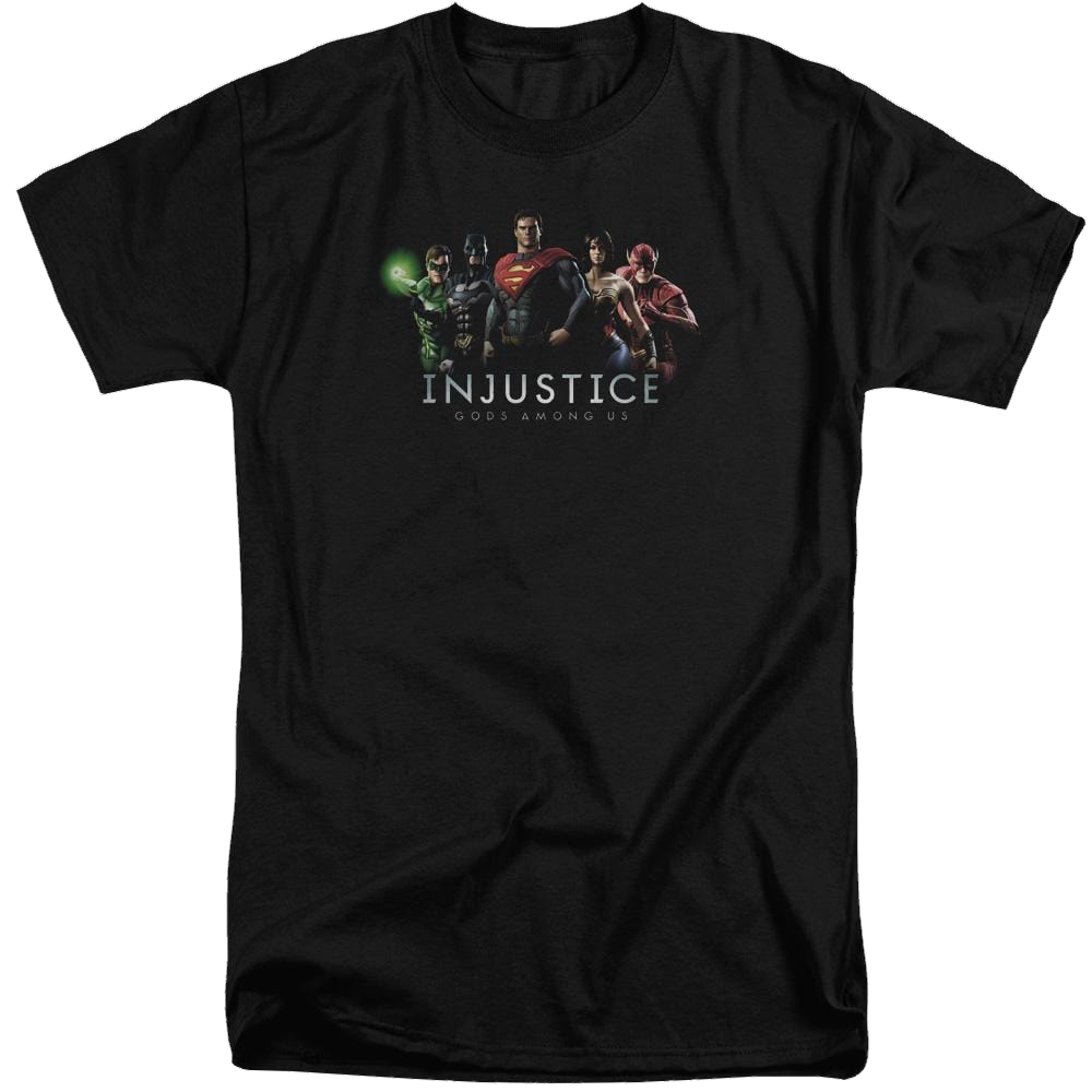 Injustice Gods Among Us Injustice League Men's Tall Fit T-Shirt Men's Tall Fit T-Shirt Injustice Gods Among Us