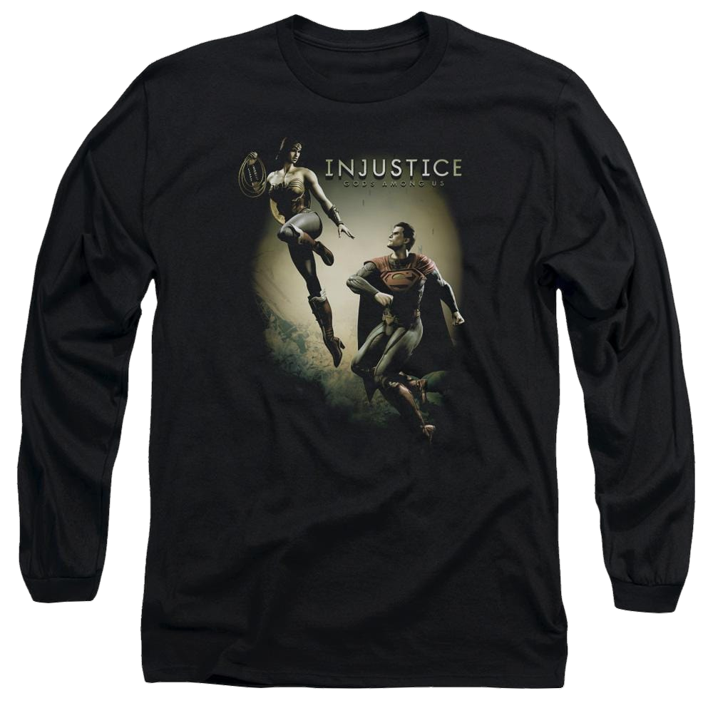 Injustice Gods Among Us Battle Of The Gods Men's Long Sleeve T-Shirt Men's Long Sleeve T-Shirt Injustice Gods Among Us