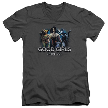 Injustice Gods Among Us Good Girls Men's V-Neck T-Shirt Men's V-Neck T-Shirt Justice League