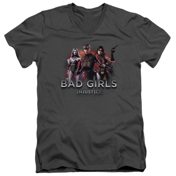 Injustice Gods Among Us Bad Girls Men's V-Neck T-Shirt Men's V-Neck T-Shirt Injustice Gods Among Us