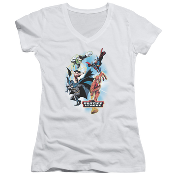 Flash, The At Your Service - Juniors V-Neck T-Shirt Juniors V-Neck T-Shirt The Flash