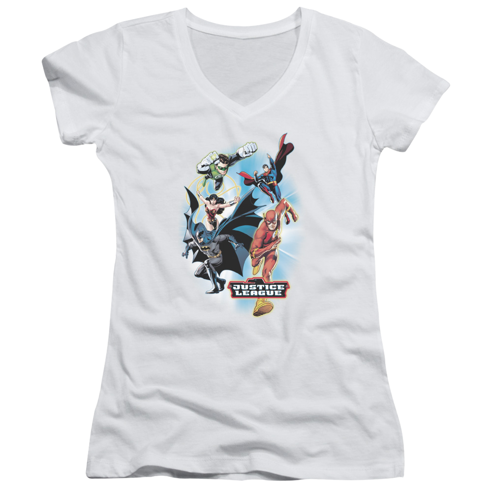 Flash, The At Your Service - Juniors V-Neck T-Shirt Juniors V-Neck T-Shirt The Flash