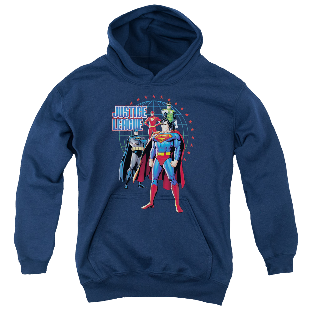 Justice League Protectors - Youth Hoodie Youth Hoodie (Ages 8-12) Justice League