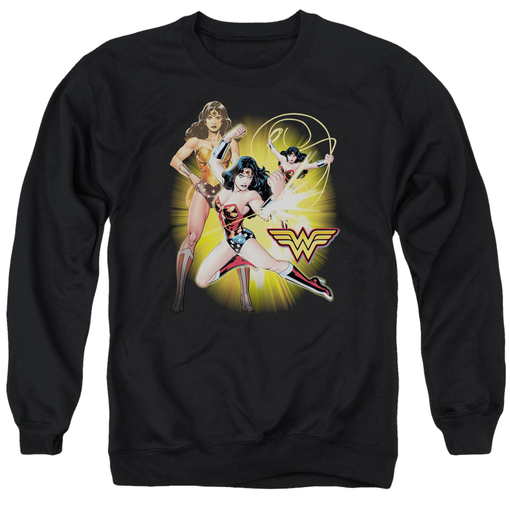 Justice League Wonder Woman Men's Crewneck Sweatshirt Men's Crewneck Sweatshirt Wonder Woman