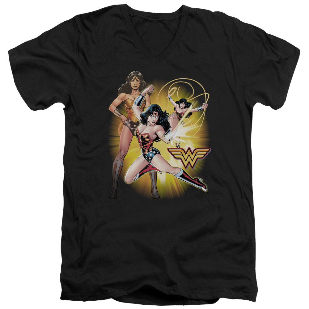 Justice League Wonder Woman Men's V-Neck T-Shirt Men's V-Neck T-Shirt Wonder Woman