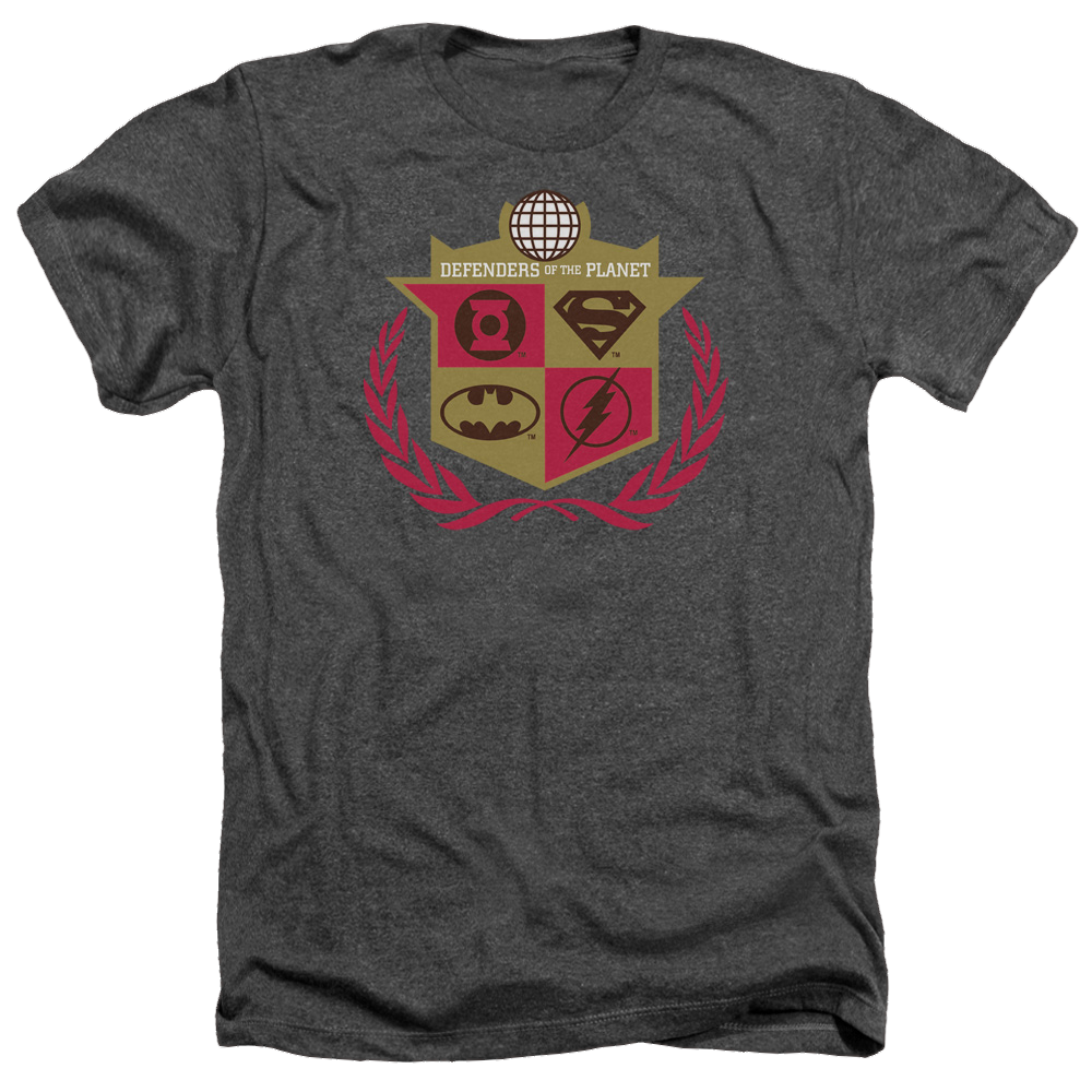 Justice League Defenders Men's Heather T-Shirt Men's Heather T-Shirt Justice League