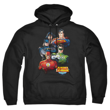 Justice League Group Portrait Pullover Hoodie Pullover Hoodie Justice League
