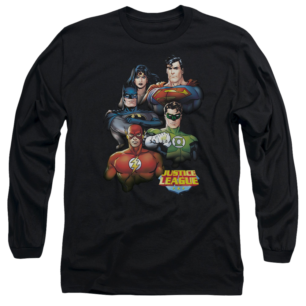 Justice League Group Portrait Men's Long Sleeve T-Shirt Men's Long Sleeve T-Shirt Justice League