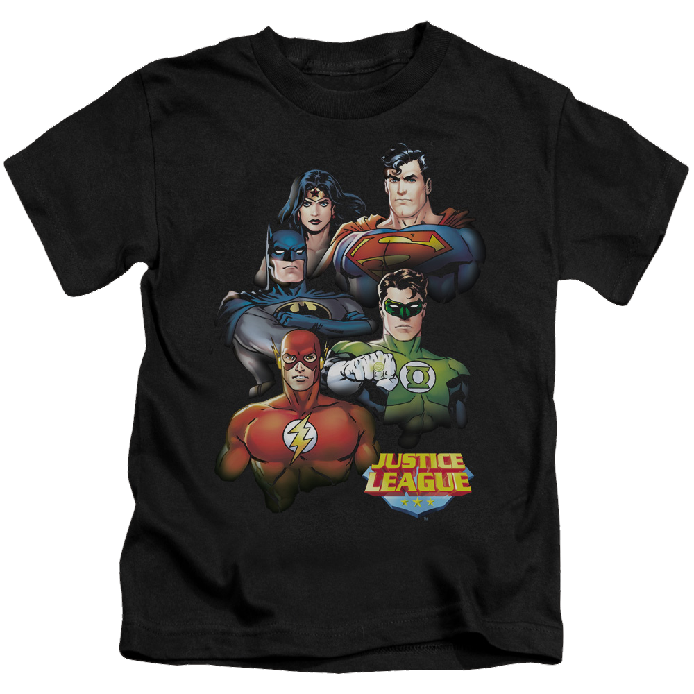Justice League Group Portrait - Kid's T-Shirt Kid's T-Shirt (Ages 4-7) Justice League