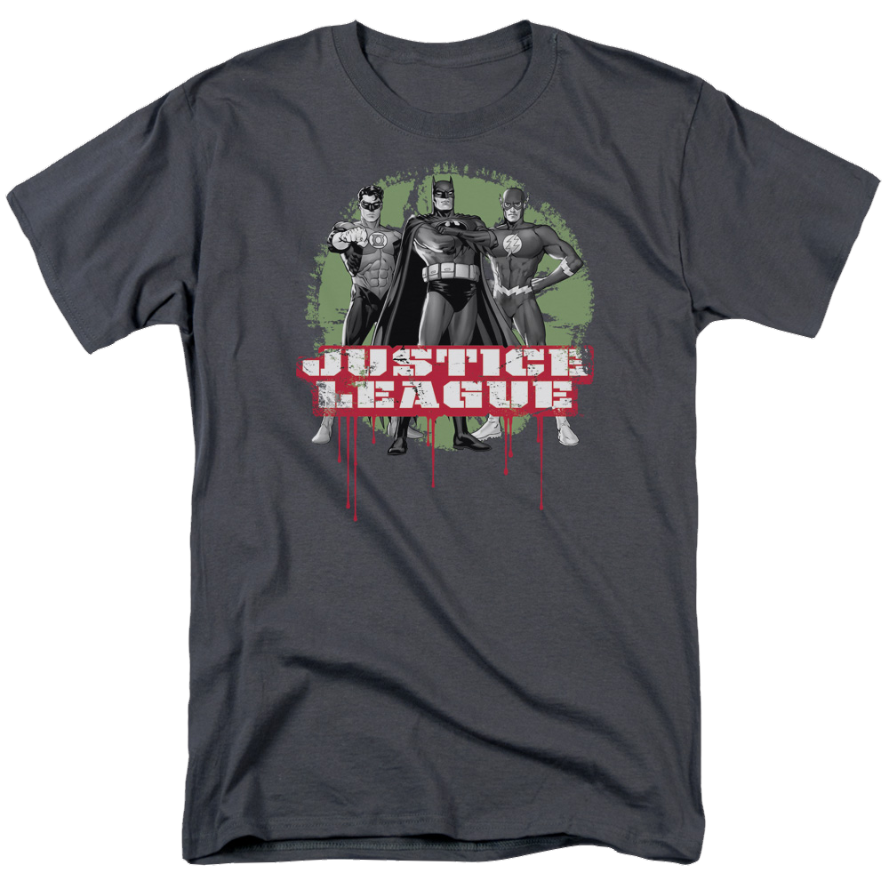 Justice League Jla Trio Men's Regular Fit T-Shirt Men's Regular Fit T-Shirt Justice League
