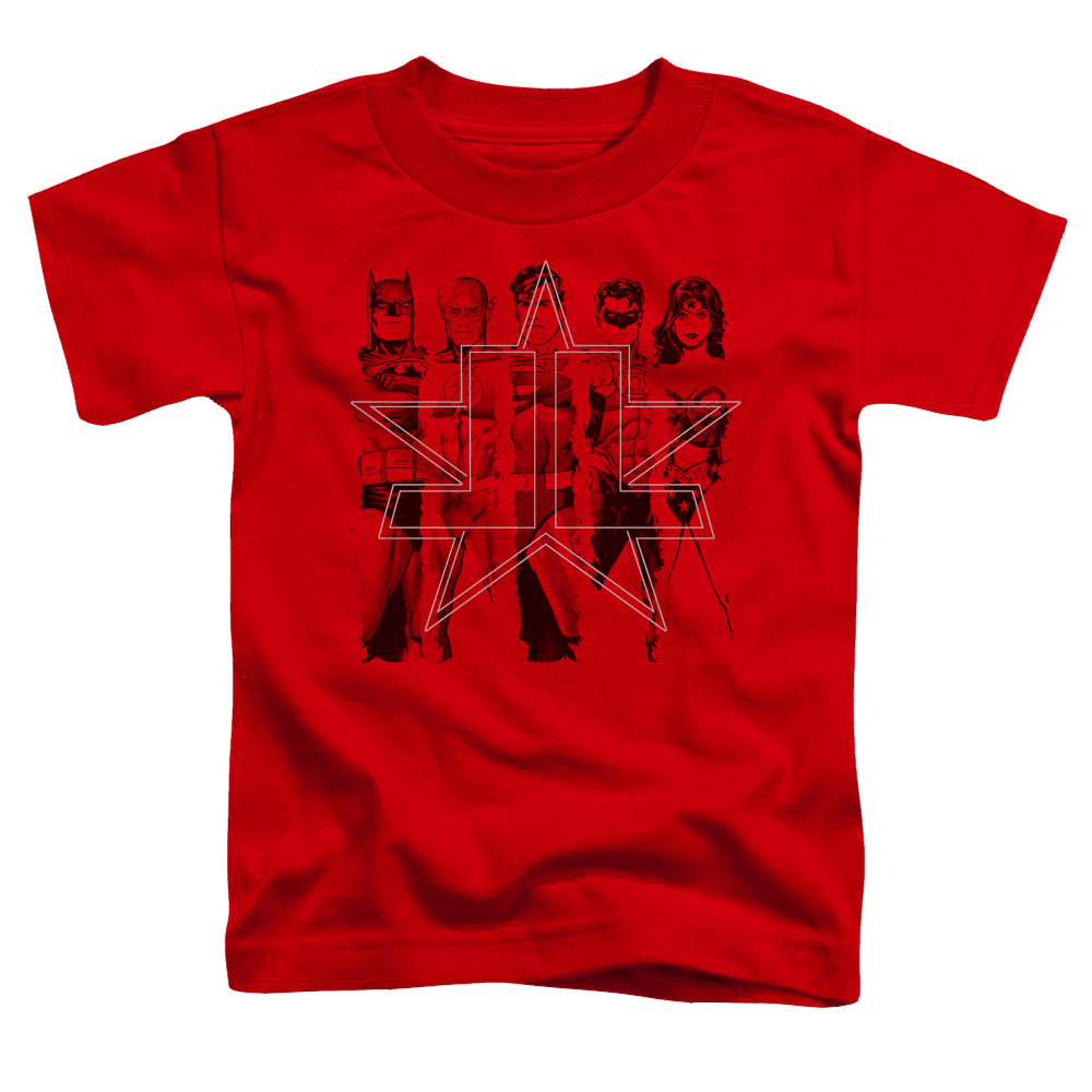 Justice League Five Stars - Kid's T-Shirt Kid's T-Shirt (Ages 4-7) Justice League