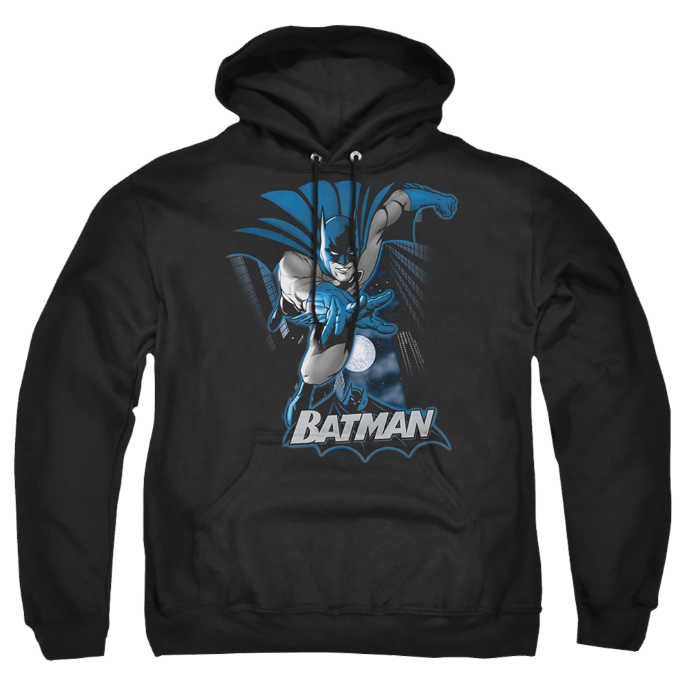 Justice League Batman Blue & Gray Pullover Hoodie Pullover Hoodie Batman