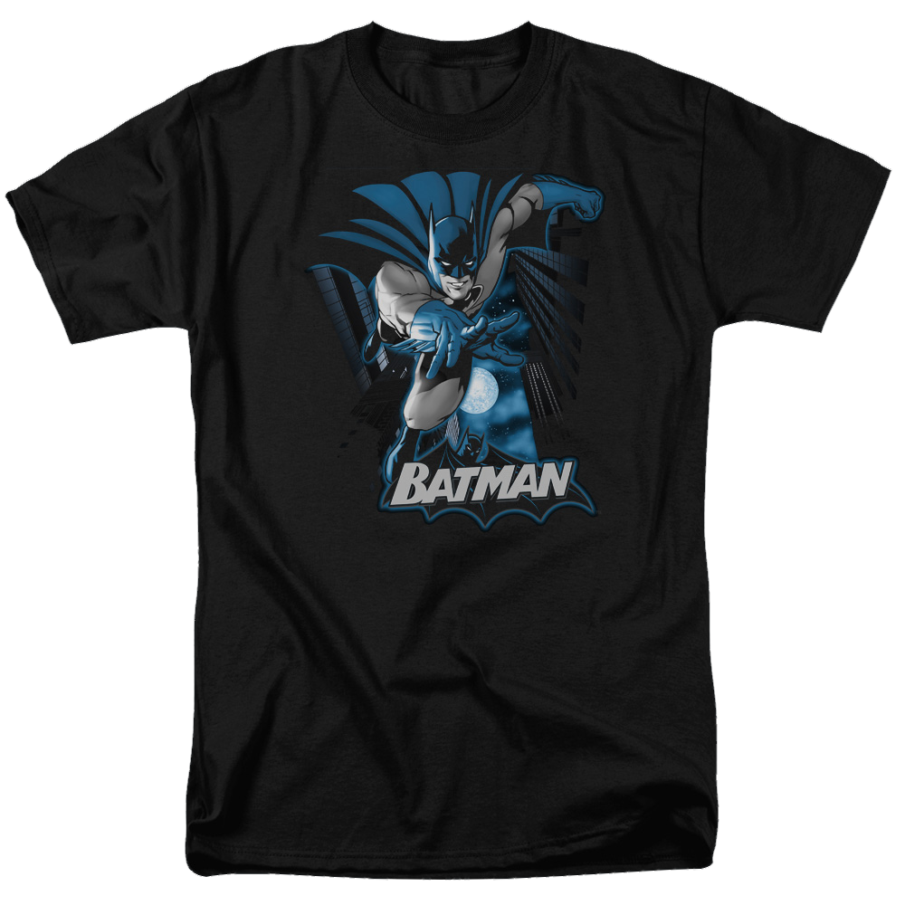 Justice League Batman Blue & Gray Men's Regular Fit T-Shirt Men's Regular Fit T-Shirt Batman