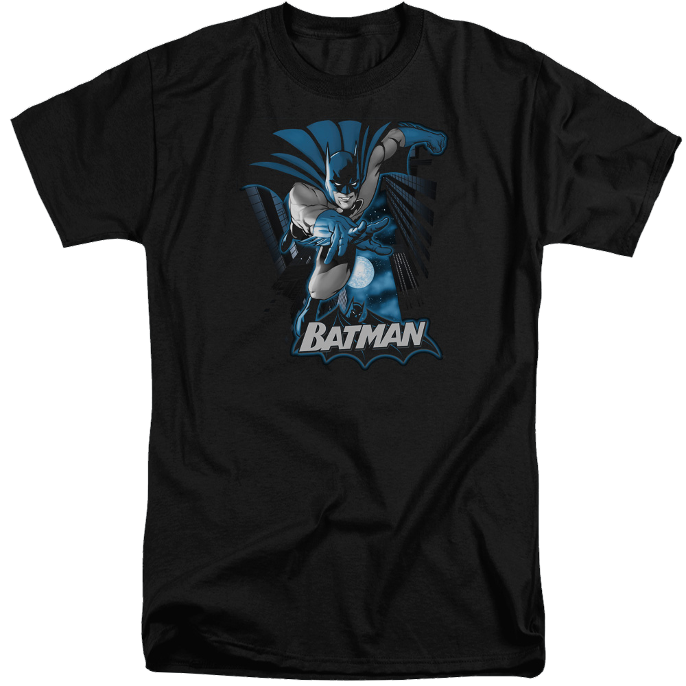 Justice League Batman Blue & Gray Men's Tall Fit T-Shirt Men's Tall Fit T-Shirt Batman