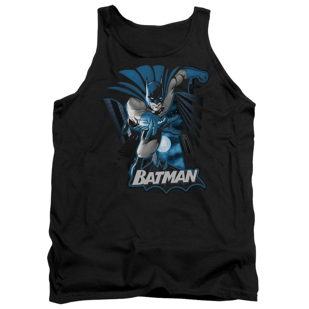 Justice League Batman Blue & Gray Men's Tank Men's Tank Batman