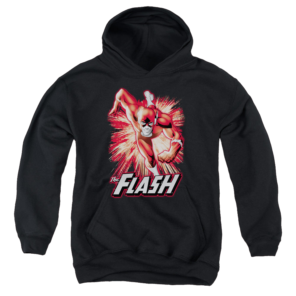 Flash, The Flash Red & Gray - Youth Hoodie Youth Hoodie (Ages 8-12) The Flash