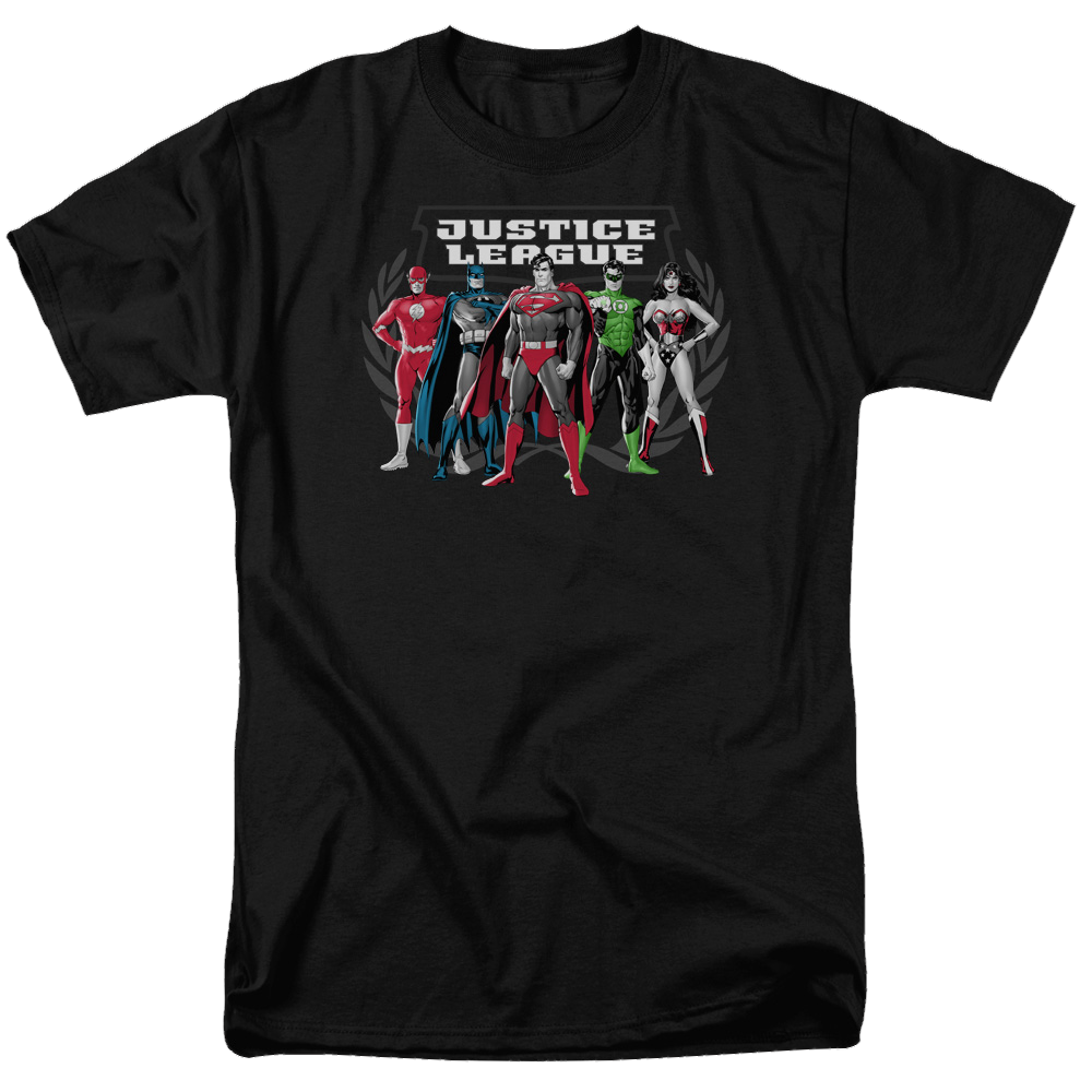 Justice League The Big Five Men's Regular Fit T-Shirt Men's Regular Fit T-Shirt Justice League
