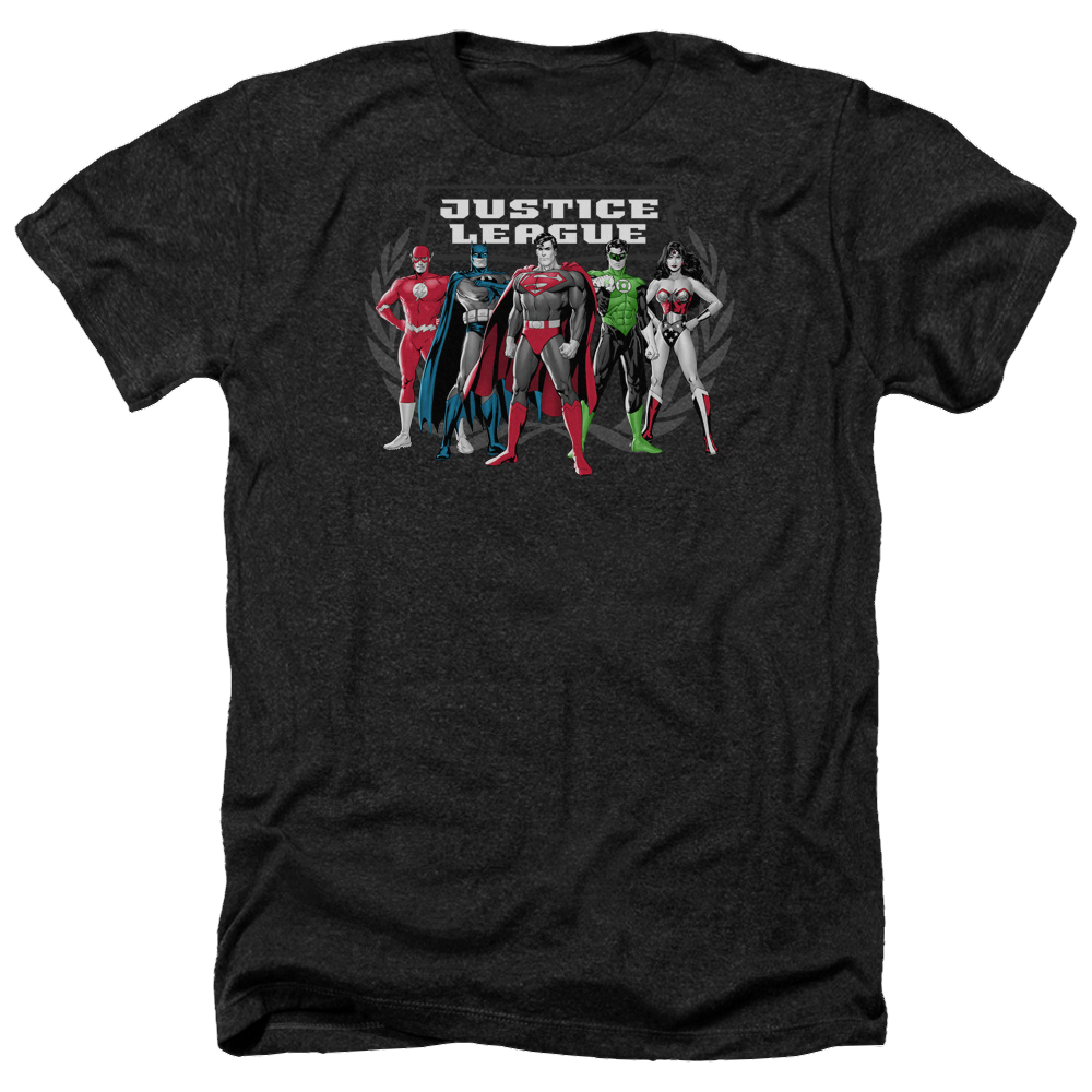 Justice League The Big Five Men's Heather T-Shirt Men's Heather T-Shirt Justice League