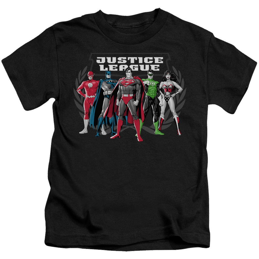 Justice League The Big Five - Kid's T-Shirt Kid's T-Shirt (Ages 4-7) Justice League