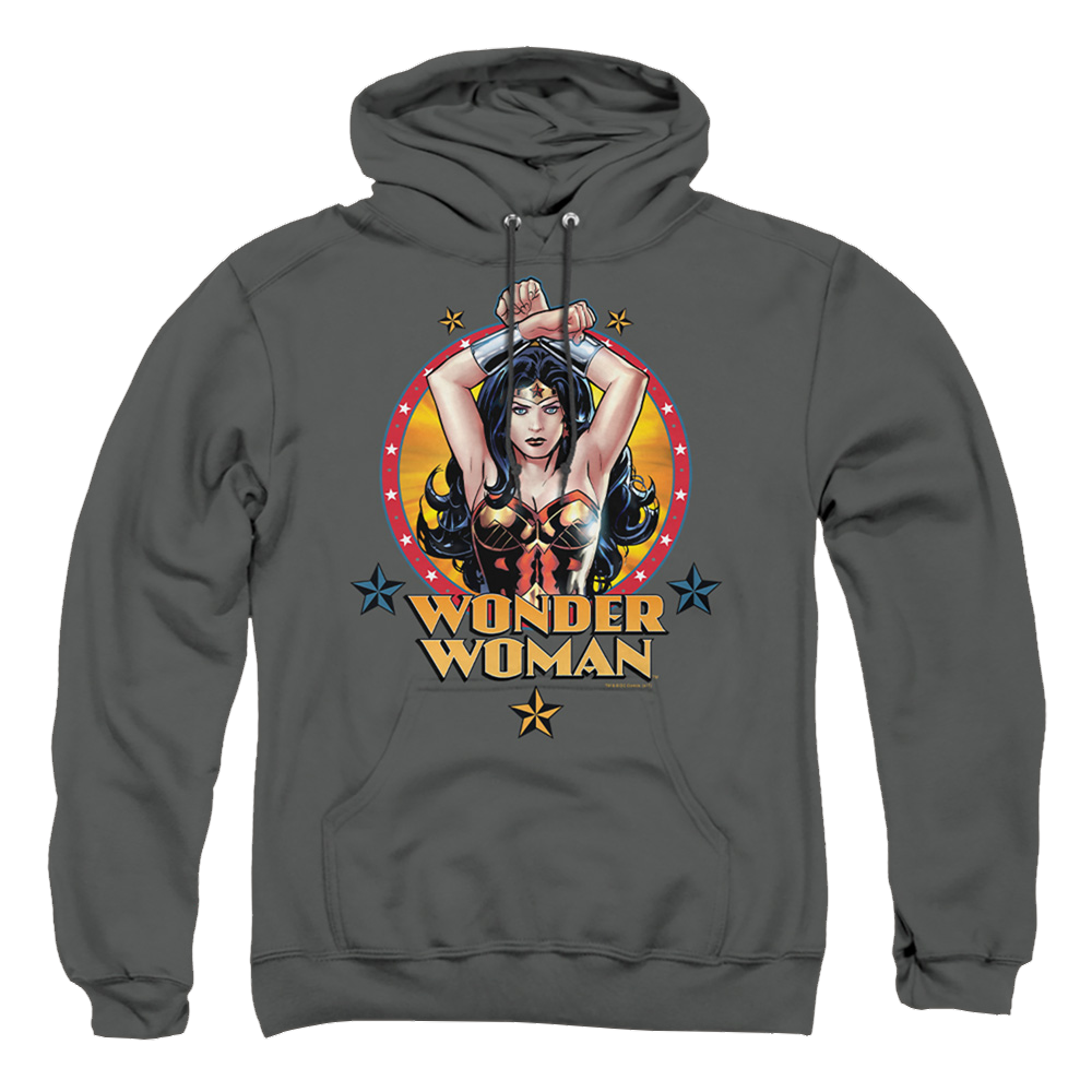 Justice League Powerful Woman Pullover Hoodie Pullover Hoodie Wonder Woman