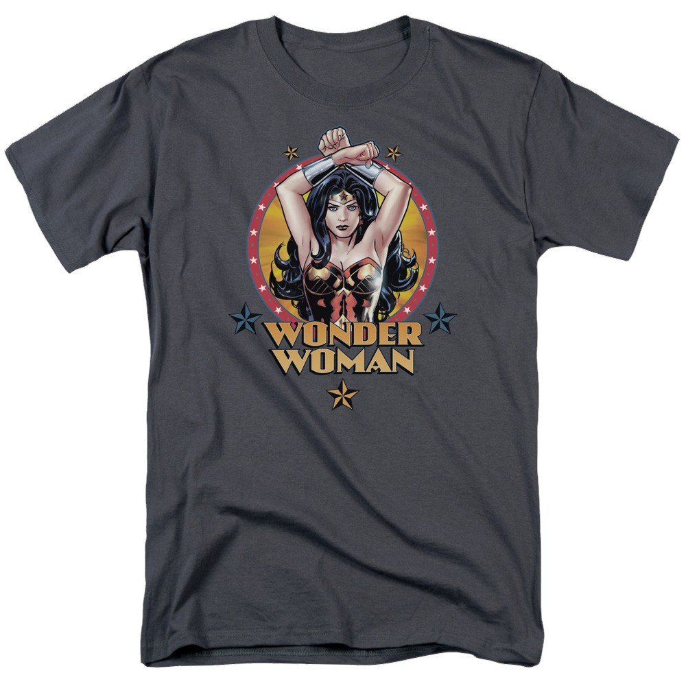 Justice League Powerful Woman Men's Regular Fit T-Shirt Men's Regular Fit T-Shirt Wonder Woman
