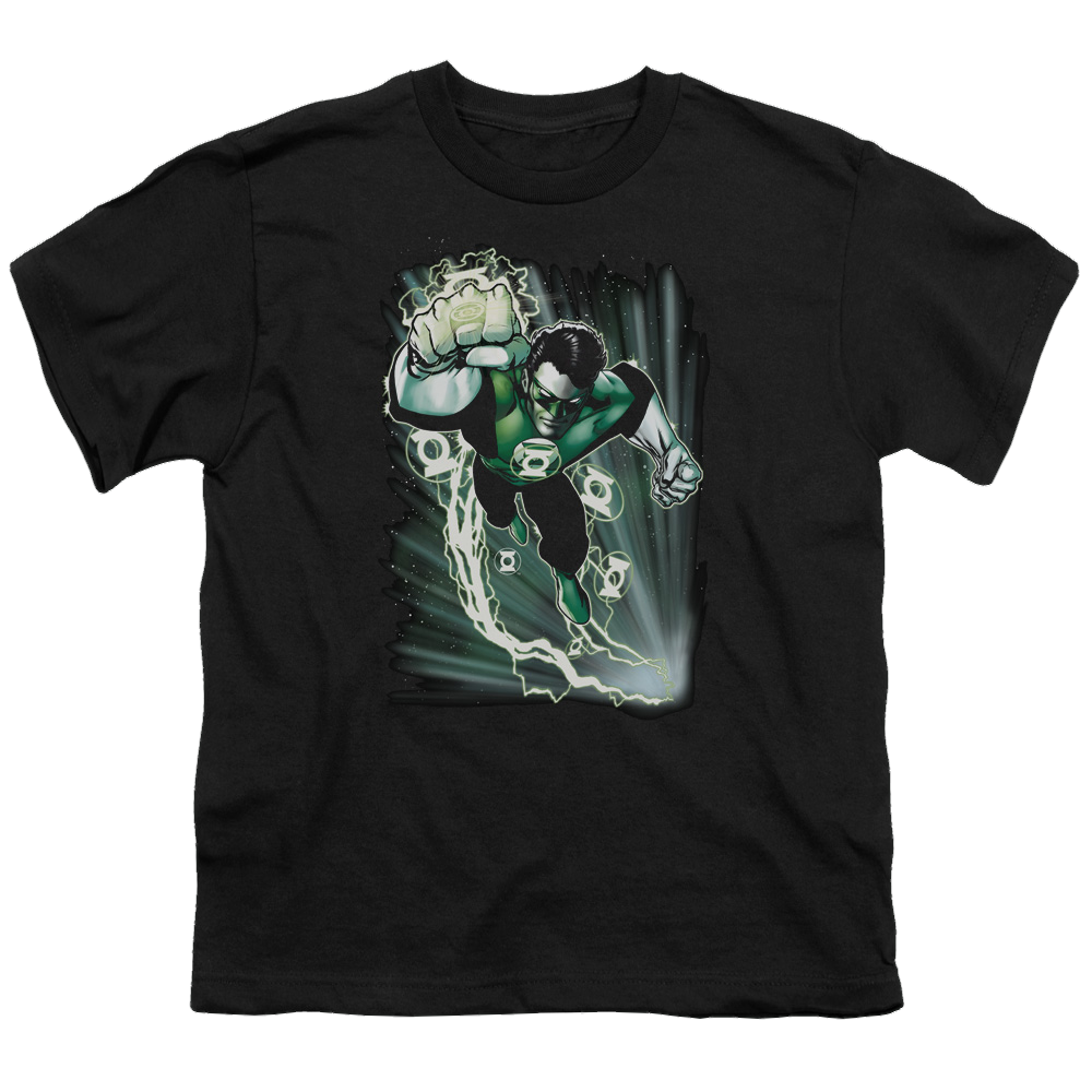 Green Lantern Emerald Energy - Youth T-Shirt Youth T-Shirt (Ages 8-12) Green Lantern